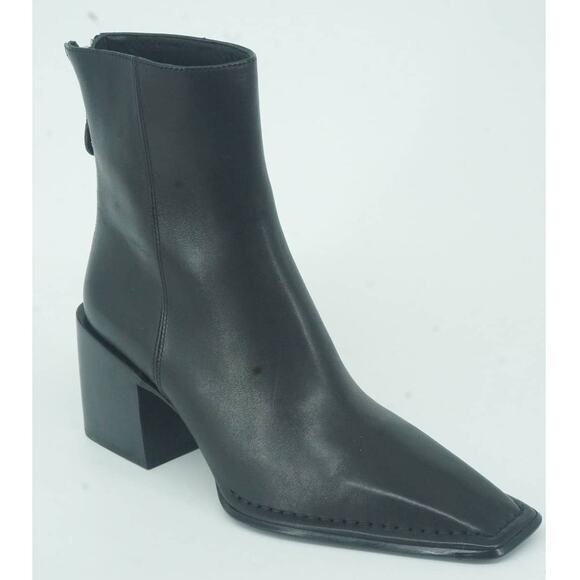 Alexander Wang Parker Square Toe High Block Heel Ankle Booties SZ 38.5 New $750 - Picture 1 of 11